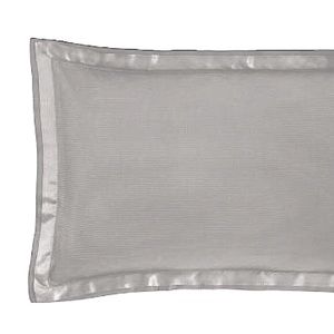 NWOT Donna Karan Modern Classics Ottoman Striped King Pillow Sham, Mercury